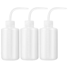 3pcs Plant Watering Bottle 250ml Plastic Safety Squeeze Wash Bottle