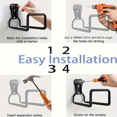 Metal Heavy Duty Wall Mount Hose Holder Hose Reel For Garden
