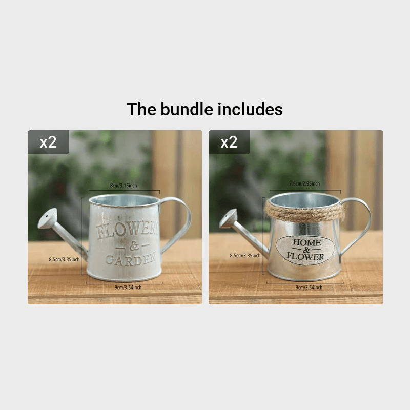 Retro Iron Small Kettle Decoration Home Watering Device Sprinkler Bottle