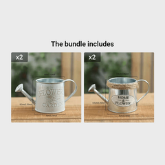 Retro Iron Small Kettle Decoration Home Watering Device Sprinkler Bottle