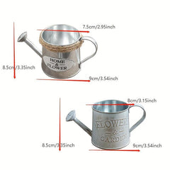 Retro Iron Small Kettle Decoration Home Watering Device Sprinkler Bottle
