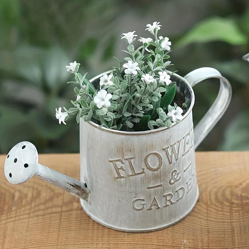 Retro Iron Small Kettle Decoration Home Watering Device Sprinkler Bottle