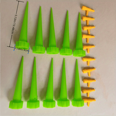 10pcs Plant Watering Spikes w/ Adjustable Valve for Outdoor & Vacation