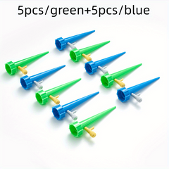 10pcs Plant Watering Spikes w/ Adjustable Valve for Outdoor & Vacation
