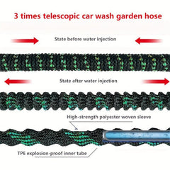 Magic Telescopic Water Pipe 5-18m - Explosion-proof High-pressure Car Wash Hose