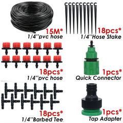 Automatic Drip Irrigation Kit for Home Garden, Greenhouses, Potted Grows