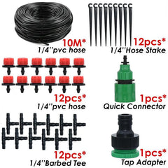 Automatic Drip Irrigation Kit for Home Garden, Greenhouses, Potted Grows