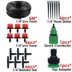 Automatic Drip Irrigation Kit for Home Garden, Greenhouses, Potted Grows
