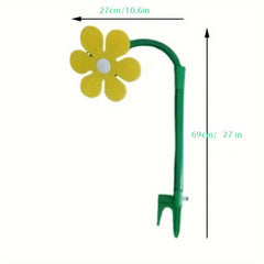 Funny Dancing Sun Flower Sprinkler for Garden