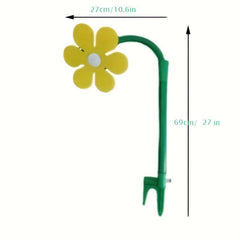 Funny Dancing Sun Flower Sprinkler for Garden