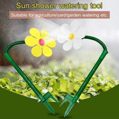 Funny Dancing Sun Flower Sprinkler for Garden