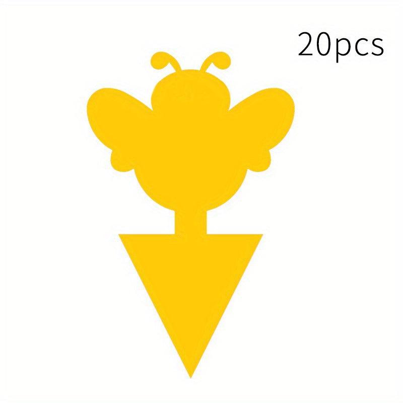 60pcs Yellow Fly Trap Stickers Prevent Aphids