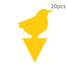 60pcs Yellow Fly Trap Stickers Prevent Aphids