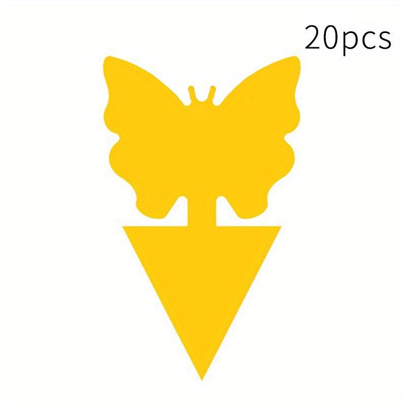 60pcs Yellow Fly Trap Stickers Prevent Aphids