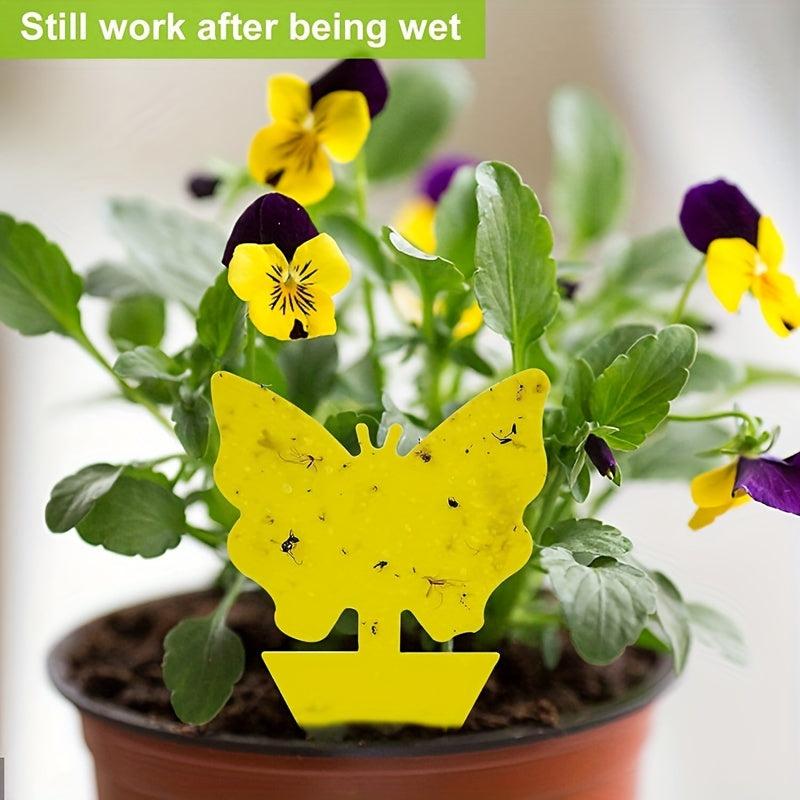 20PCS Yellow Insect Sticky Board Plant Pest Control Catcher