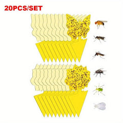 20PCS Yellow Insect Sticky Board Plant Pest Control Catcher