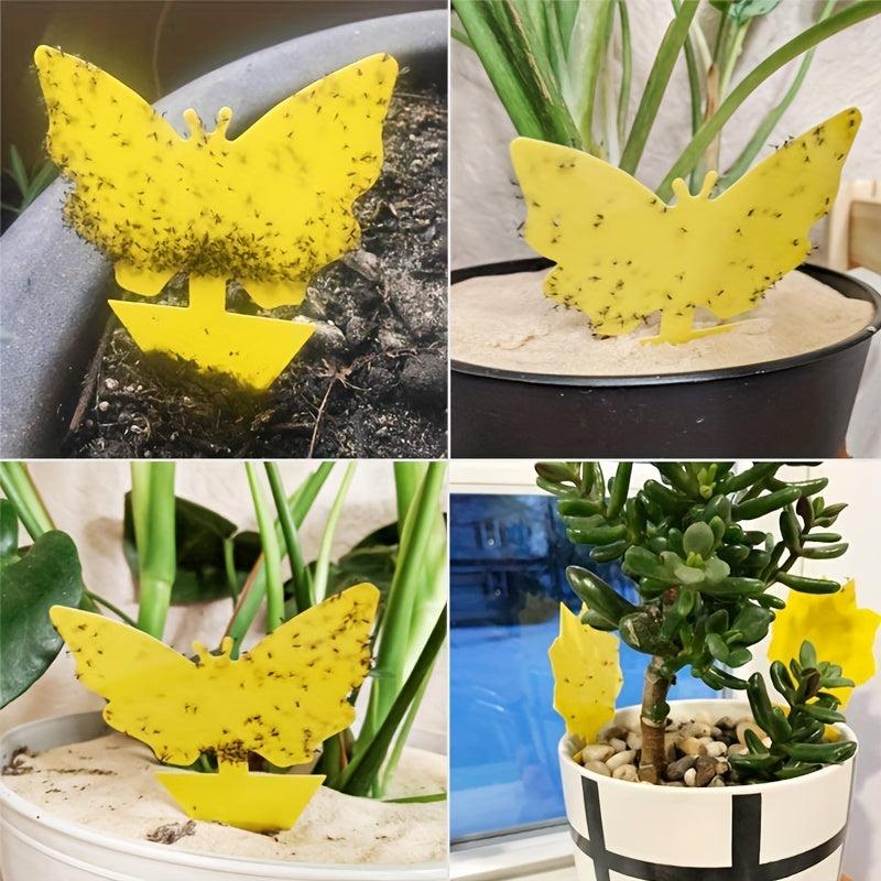 20PCS Yellow Insect Sticky Board Plant Pest Control Catcher