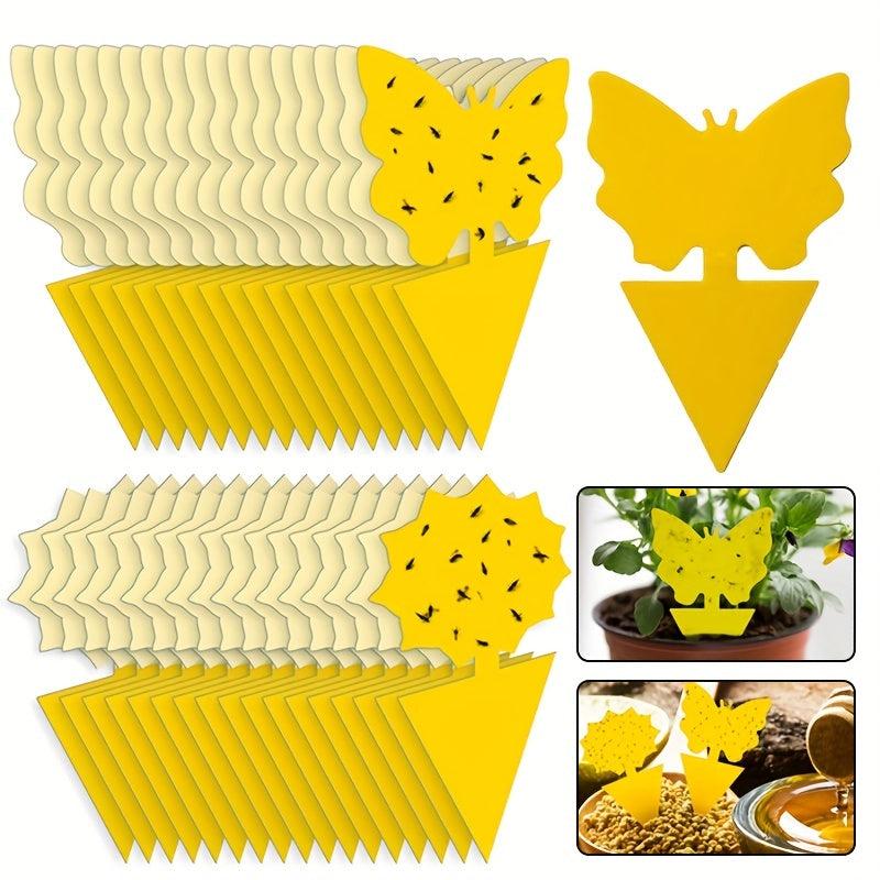 20PCS Yellow Insect Sticky Board Plant Pest Control Catcher