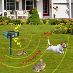 Solar Animal Repeller Ultrasonic Outdoor Mole Repellent