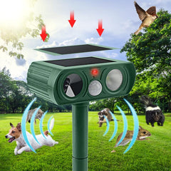 Solar Animal Repeller Ultrasonic Outdoor Mole Repellent