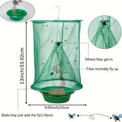 8 Pack Reusable Fly Traps Indoor & Outdoor Pest Control