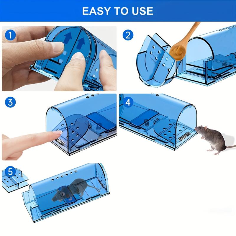 Humane Mouse Trap Easy To Set Quick Effective Reusable Safe