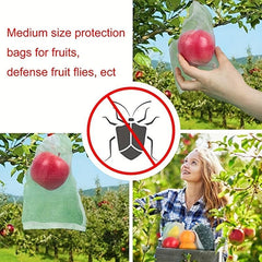 10pcs Mesh Bags for Growing Fruits & Veggies, Anti Bird & Insect Protection