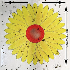 Sunflower Style Fly Traps Window Fly Stickers - 30pcs