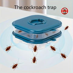 Reusable Cockroach Trap Box No Bait or Pheromones