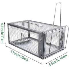 Humane Rat Trap Chipmunk Rodent Trap Indoor Outdoor Small Animal Mouse Voles Ham