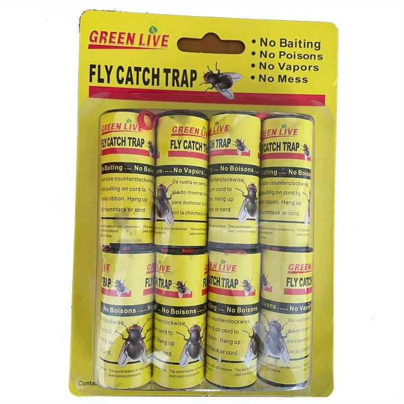 Sticky Fly Ribbons Trap 8pcs Pest Control