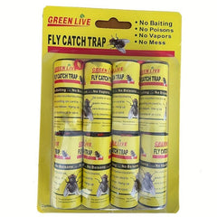 Sticky Fly Ribbons Trap 8pcs Pest Control