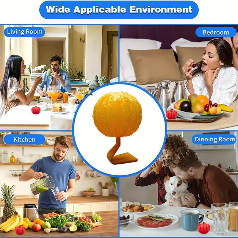 Pumpkin Fly Traps 2pcs Indoor Fruit Fly Traps for Kitchens