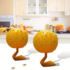Pumpkin Fly Traps 2pcs Indoor Fruit Fly Traps for Kitchens