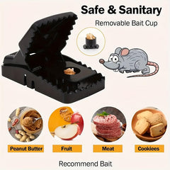 1pc Mouse Traps Easy Setup Safe And Reusable Rat Traps