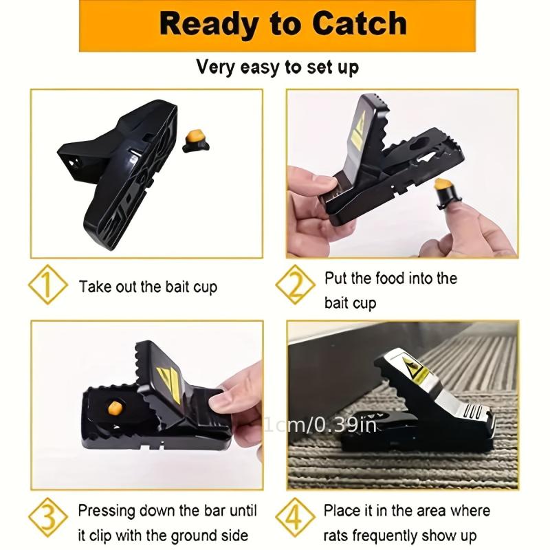 1pc Mouse Traps Easy Setup Safe And Reusable Rat Traps