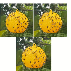 Pumpkin Shape Sticky Fly Trap Ball Outdoor Pest Control