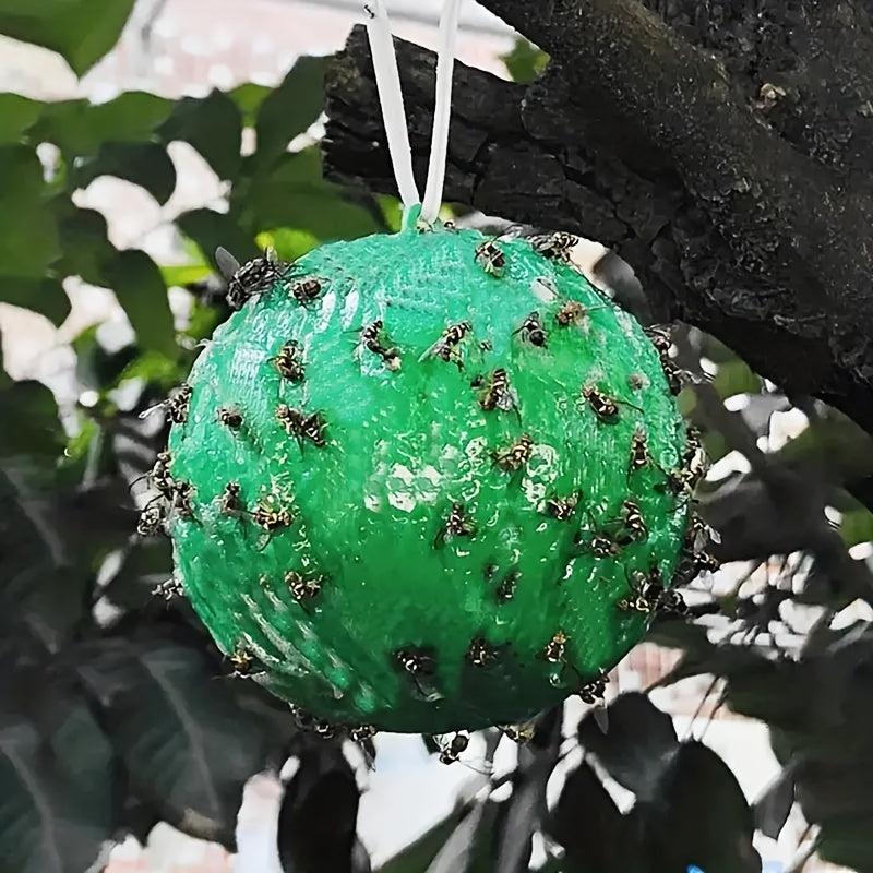 Pumpkin Shape Sticky Fly Trap Ball Outdoor Pest Control