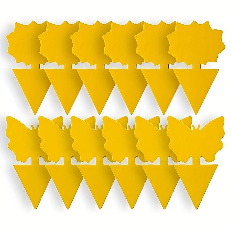 5pcs Yellow Sticky Bug Traps for Fly Pest Insect Control