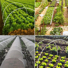 Greenhouse Plant Protection Bracket Set with Fiber Rod Insect Net Arch