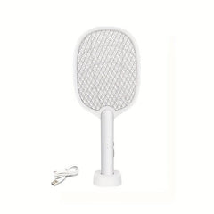 Standable Mosquito Swatter with Base for Indoor and Outdoor Use