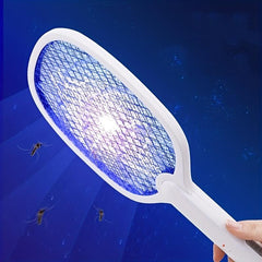 Standable Mosquito Swatter with Base for Indoor and Outdoor Use