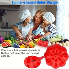 2pcs Fruit Fly Trap Pumpkin Shape Fruit Fly Killer Fly Catcher And Gnat Trap