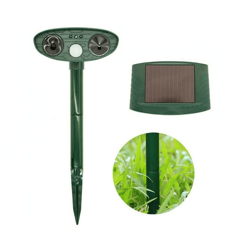 Solar Animal Repeller Ultrasound Cats Dogs Birds