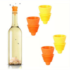 4pcs Fruit Fly Bottle Top Trap Non Toxic Indoor Outdoor Pest Control
