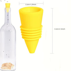 4pcs Fruit Fly Bottle Top Trap Non Toxic Indoor Outdoor Pest Control