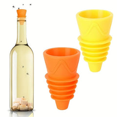 4pcs Fruit Fly Bottle Top Trap Non Toxic Indoor Outdoor Pest Control