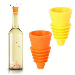 4pcs Fruit Fly Bottle Top Trap Non Toxic Indoor Outdoor Pest Control