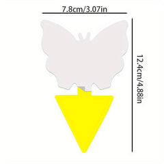 12pcs 20pcs Strong Flycatcher Sticker Yellow Sticky Traps