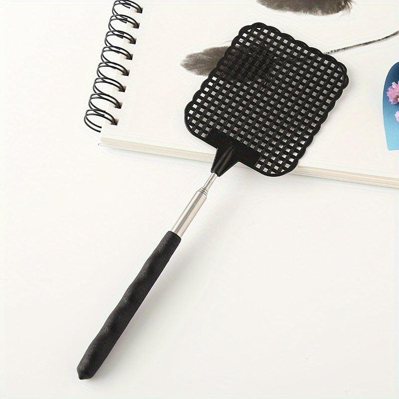 Mini Retractable Fly Swatter Stainless Steel Handle